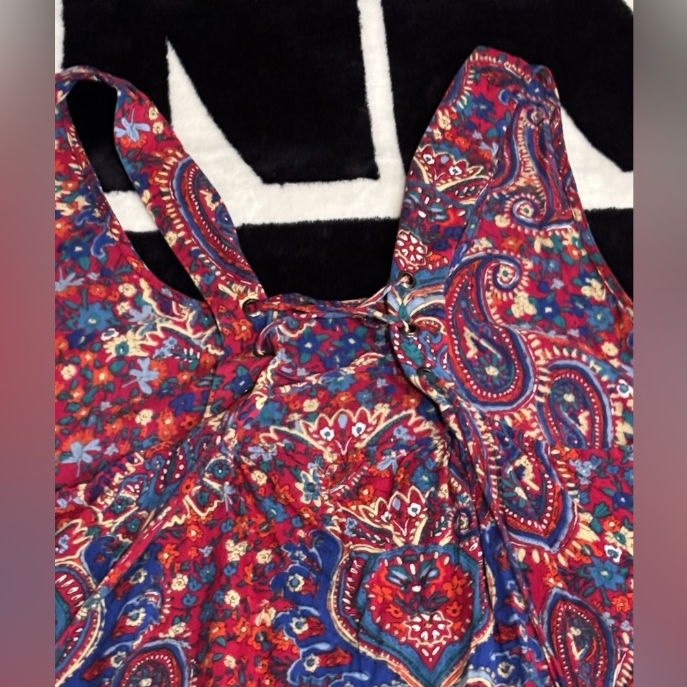 Lucky Brand Multicolor Paisley Tank Top - Picture 3 of 10